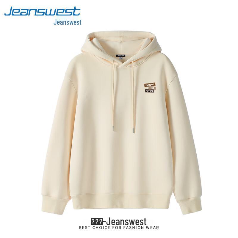 Jeanswest Men's Letter Print Hooded Sweatshirt
