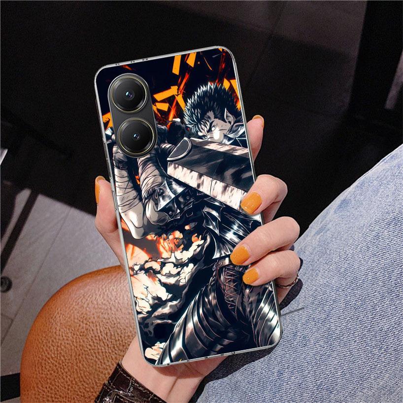 G-Guts B-Berserks Anime Phone Case For Xiaomi Poco X7 X6 X5 Pro F7 Ultra Redmi 15C 15 13C 13 12C 12 10 10A 10C 9 9A 9C 9T Cover