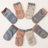 Newborns Cotton Baby Boy Socks Autumn and Winter New Thick Warm Children Baby Socks Silicone Non Slip Floor Toddler Socks