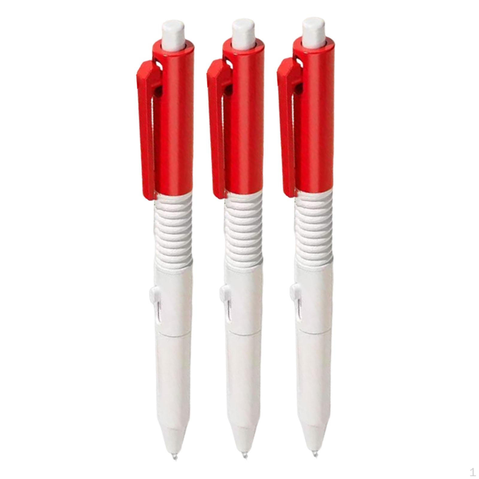 

3 Pack Water Pens for Jokes, Portable Office Party Supplies, Multifunctional Novelty Spray красный