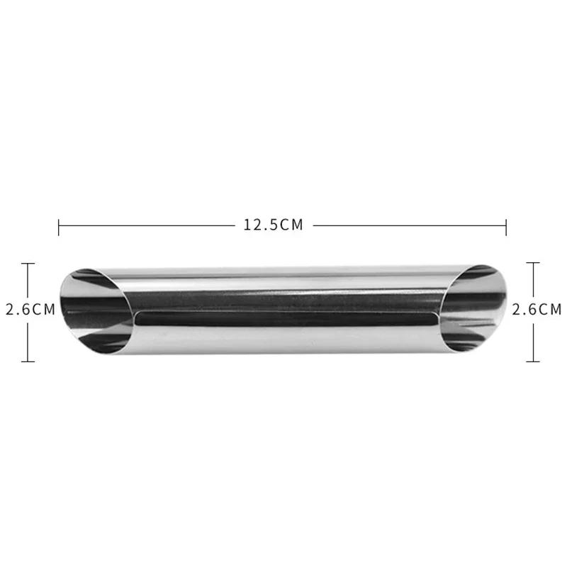 Italian Cannoli Forms Cake Horn Mold Stainless Steel Cannoli Tubes Shells Croissant Cream Horn Pastry Baking Mold Kitchen Tool