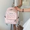Schoolbag Cartoon Backpack Women's 1011 New Fashion College Student Printed School Bag Versatile Large Capacity Leisure Travel Backpack