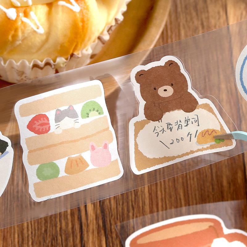 1pcs/1lot Decorative Adhesive Tapes Soft Fufu Notes Diary Masking Tapes Junk Journal Scrapbooking Stikcers Paper Japanese