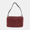 [Pre-Owned] Heiress Medium Black Faux Diamond Embellished Tote Bag - Excellent #1PRD2XC
