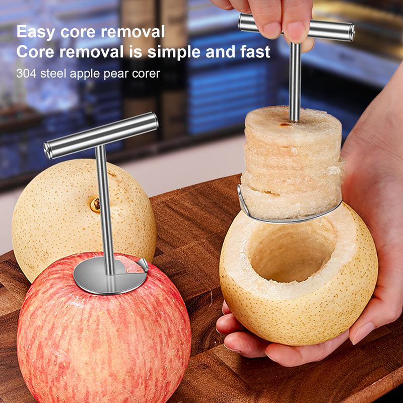Fruit Corer Food Grade Detachable Handle Kitchen Gadgets Easy Use Kitchen Fruit Corer Tool For Bell Peppers Baking Cooking