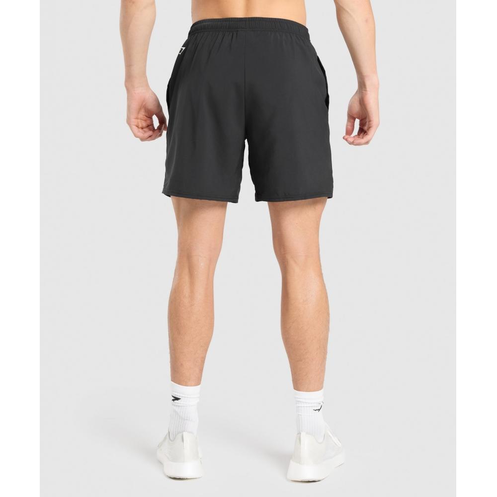 Gymshark Fitness Graphic Shorts Black A1c4n Bb2j