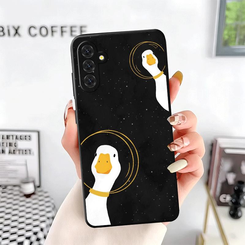 Funny Cartoon Goose Game Soft Phone Case for Samsung A17 A37 A57 A16 A26 A36 A56 A15 A25 A35 A55 A14 A24 A34 A54 A13 A23 A33 A53