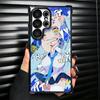 Anime Kwaii Girl Ins Style Plating Phone Case For Samsung Galaxy S24 S25 FE S26 Edge S23 Ultra S22 S21 Plus S20 Anti-Fall Airaba