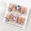 Handcrafted Short Wearable Nail Art Stickers - High-End Boutique False Nails