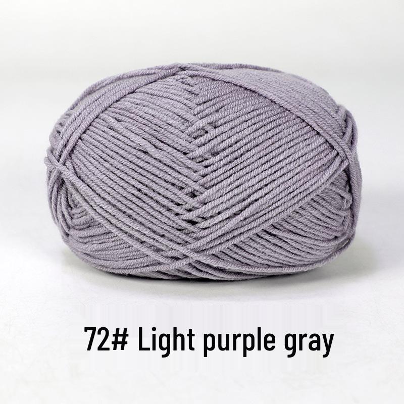 Baby 4-lagiges Milchbaumwollgarn zum Stricken von DIY-Schals oder Decken