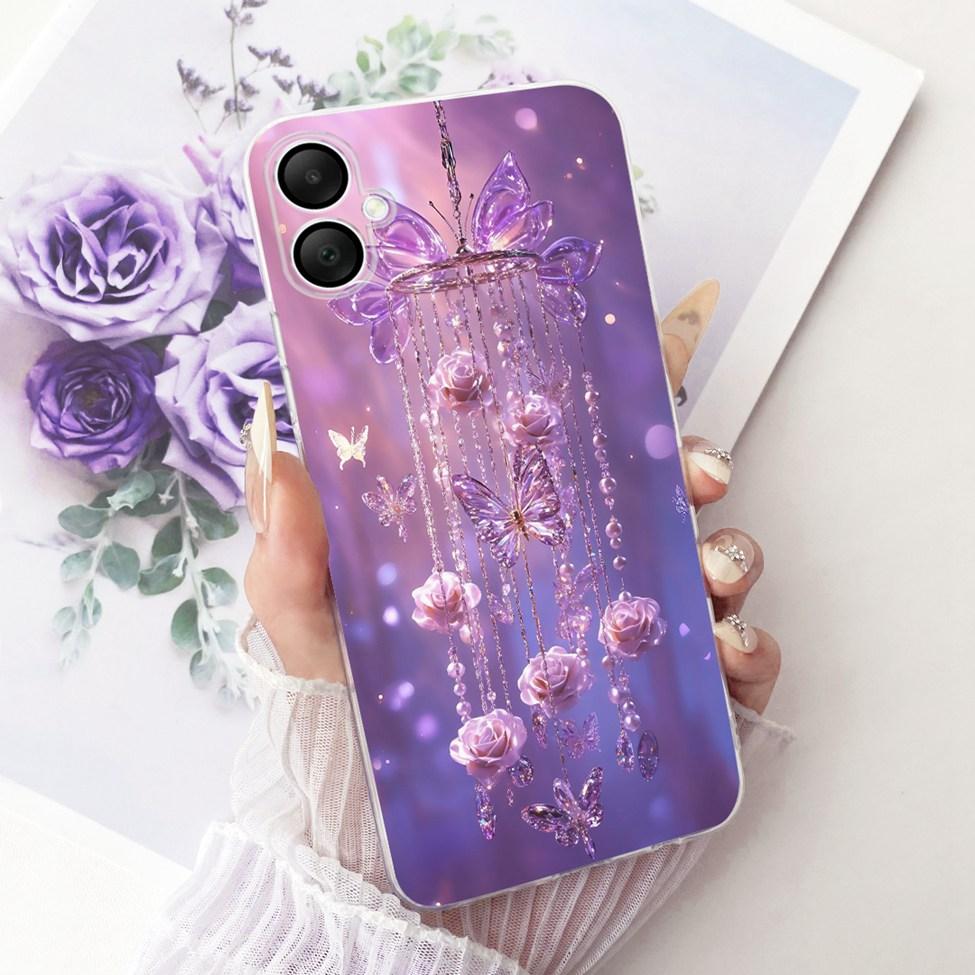 Clear Cover For Samsung Galaxy A06 4G Case Cute Cat Fashion Cool 2D Painted Casing For Samsung A06 4G SM-A065F SM-A065M