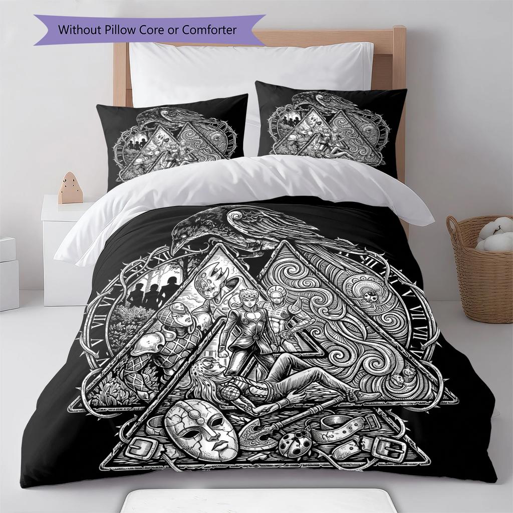Copripiumino Morbido e Confortevole di JoJo's Bizarre Adventure, Regalo Biancheria da Letto per Bambini, Dimensioni Varie -HE31