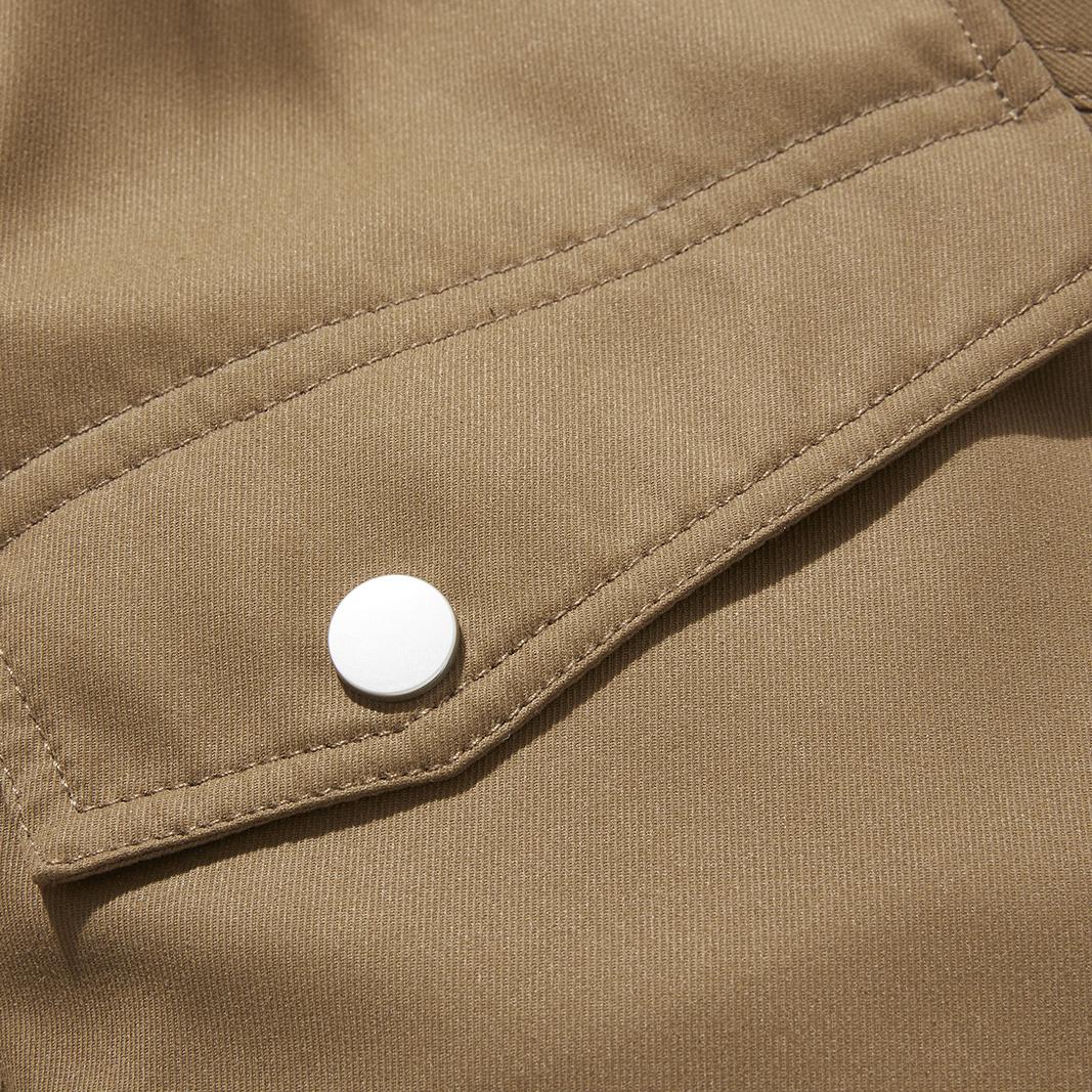 Зимнее водонепроницаемое теплое утолщенное пальто из искусственной овечьей шерсти — фото 13