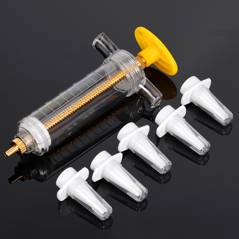 

Pig Nasal Spray Vaccine Immunization Sprinkler with 30ml Syringe Pigs Pseudo Rabies Nose Device Veterinary Nasal Spray Head 5pcs
