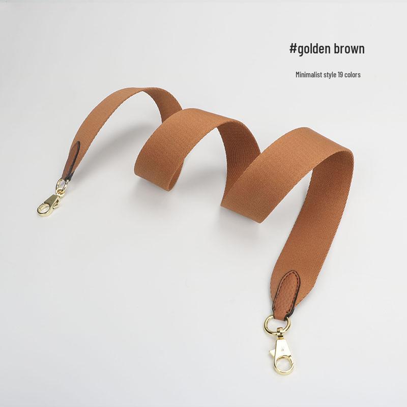 Evelyne Bucket Bag with Genuine Leather and Cotton Canvas Shoulder Strap