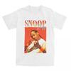 Snoop Dogg Snoop Tou T-Shirt Herren 100% Baumwolle Lustige T-Shirts Rundhals Vintage T-Shirts Kurzarm Tops