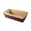 Wedding Bakery Baking Rectangle Kraft Cake Liner Paper Loaf Pans Toast Box Bread Tray