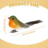 12 Artificial Birds for Decoration, Realistic Bird Models Floral Arrangements And Patio