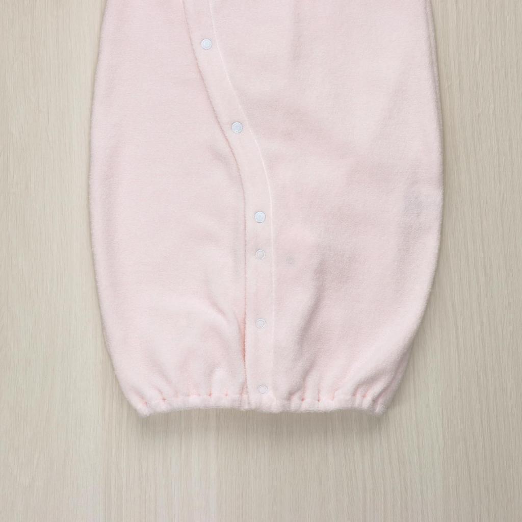 Baby Castle Sizes Natural Bear Made in Japan Two-Way All, 50-70, Pile, Pink,