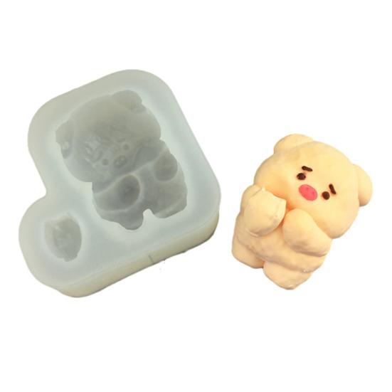 Yousheng Cartoon Animal Silicone Mold Food-Grade Baking Mold for Rice Balls Chocolate Resin Soap Cake Decorations Easy-Release Heat-Resistant DIY