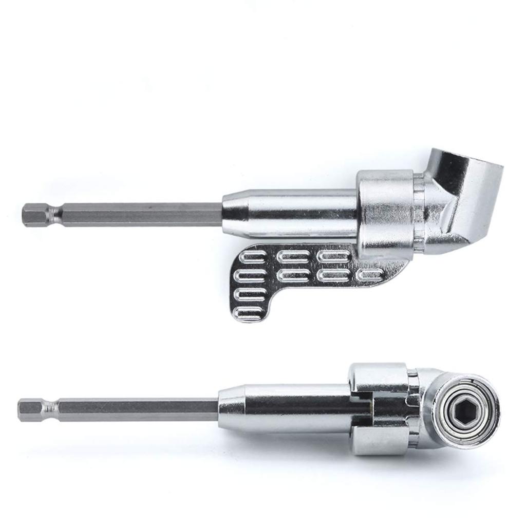 FQZMQBQ Drill 105 Degree Drill Inch Socket Hex Drill for Electric Set of 2 Bit, Angle, Driver, Angle, Impact, 1/4 Adapter, L-Shaped Adapter, Wrench,