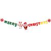 Festive Christmas Hanging Garlands Festival Santa Letter Christmas Bunting Decors for Yuletide Decorating Needs