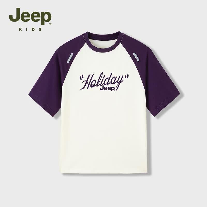 JEEP Kids' Cool & Breathable Outdoor Short Sleeve T-Shirt