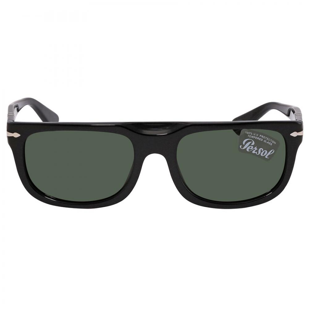 PerSol Green Rectangular Men S SunglaSSeS po3271S 95 31 55