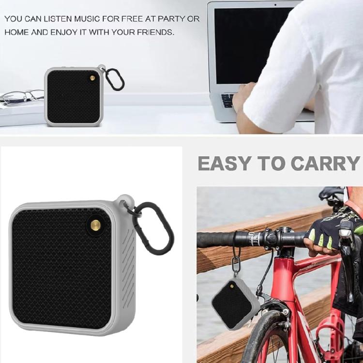 Odporne na warunki atmosferyczne silikonowe etui do głośnika kompatybilnego z Bluetooth z klipsem karabińczykowym Ochrona przygody