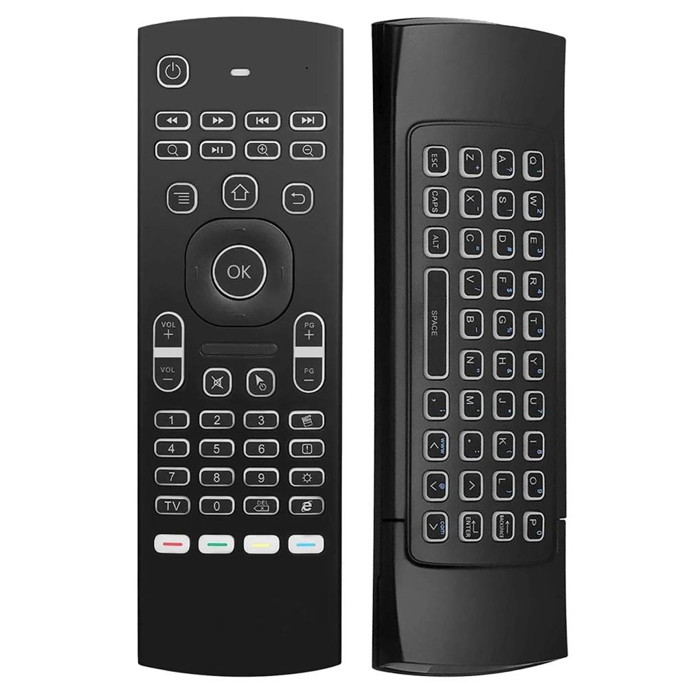 

Универсальный Air Mouse Пульт Дистанционного Управления MX3 Голосовой С Подсветкой 2.4G RF Беспроводная Клавиатура Для Android TV Box X96 Mini H96 MAX для Smart TV