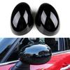 Elegante und moderne glänzend schwarze Spiegelabdeckkappen für BMW Für Mini F54 F55 F56 F57 LHD Geeignet für Linkslenker