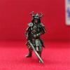 New Creative 4cm Black Pure Copper Slanting Knife Samurai Ancient Soldier Toy Model Desktop Decoration Man Gift Figurine