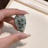 1Pc Natural Stone Elongated Heart Pendant 24×40mm Single Hole Gemstone Charm For DIY Necklace Jewelry Making