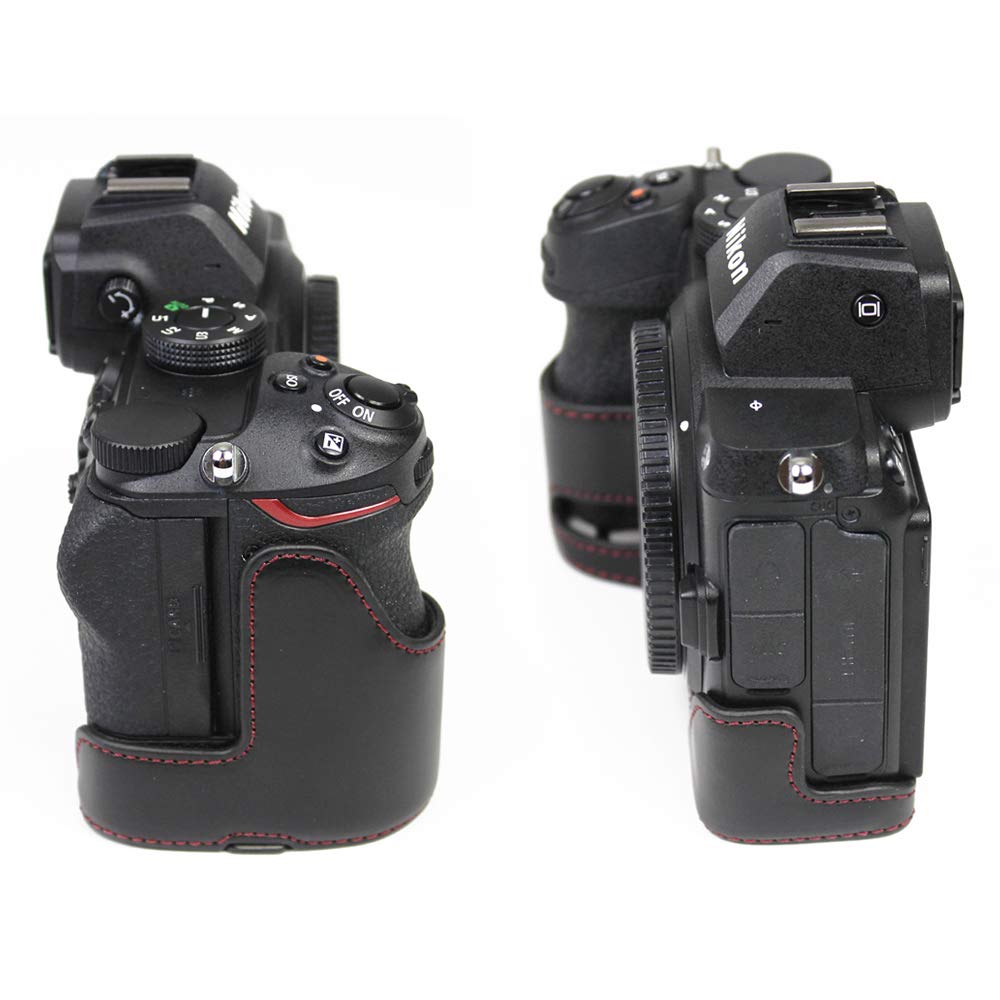 SIUTATDSH PU Leather Camera Case for Nikon and with Camera Tripod and Battery Replacement Included Z5, Z6II, Z7II, Holder, Shockproof, Shockproof,