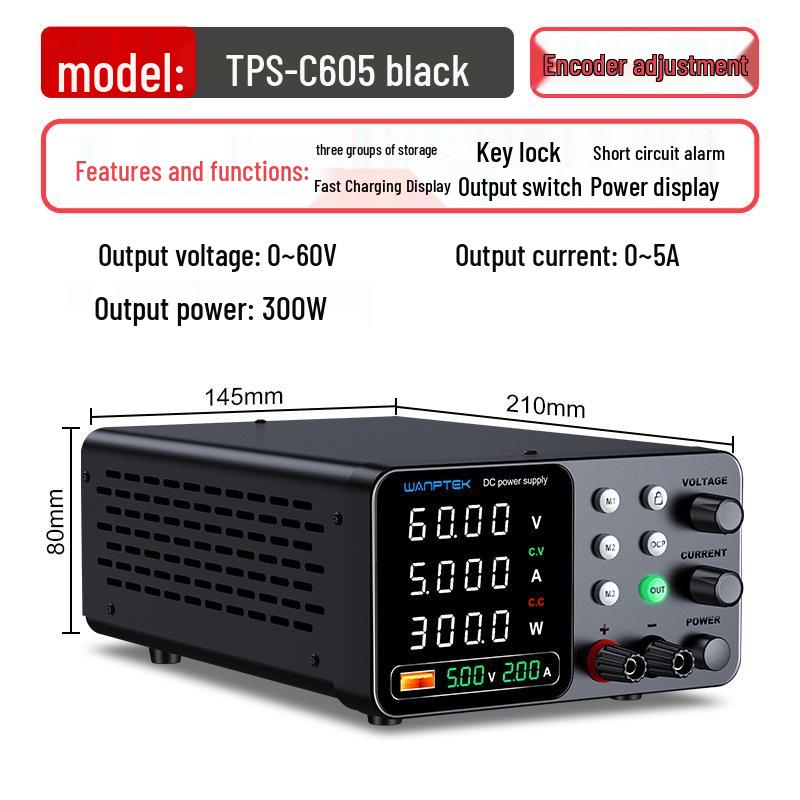 WANPTEK DPS605U Adjustable DC Power Supply for Laptop & Mobile Repair