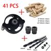 Self-Centering Dowel Jig, Vertical Drill Guide Locator, Woodworking Straight Hole Puncher for Wood Panel Dowel Joint Drilling