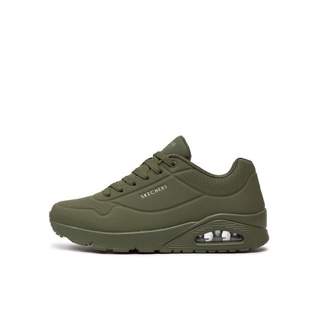 Мужские кроссовки Skechers Uno - stand on air 52458, dkgr зелёные