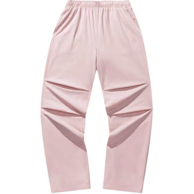 

Anta Earth Shell 2.0 Solid Color Mid-Rise Lace-Up Breathable Versatile Loose Sports Pants Women bottoms 962536503-2 2XL