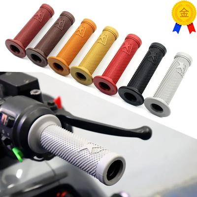 Motorcycle Grip Handle Vintage Silicone Rubber for 7/8/9 Inch Motorcycle Handle Cover Motorcycle Moped Modification Parts