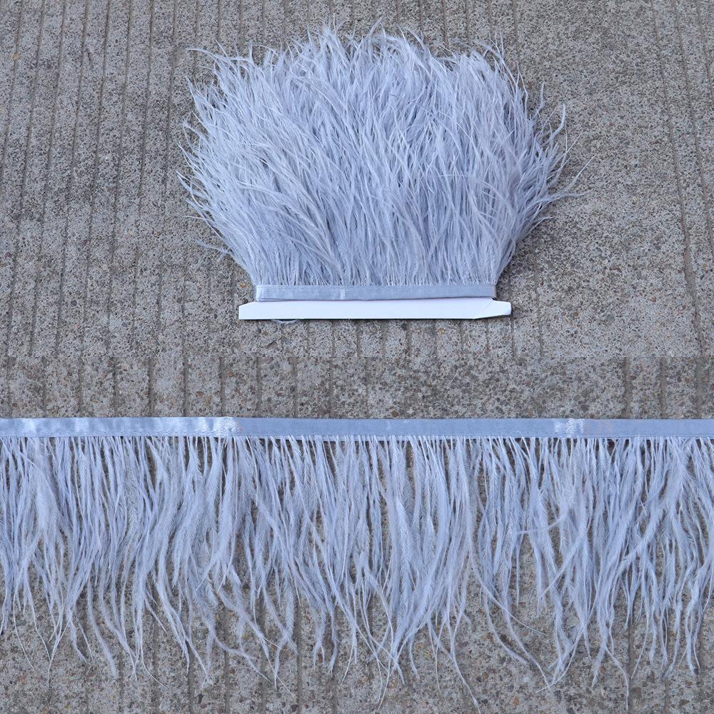 Thickened Encryption Ostrich Hair Cloth Edge 10-15Cm Feather Clothing Skirt Accessories