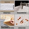 1 Roll 2.3m/90.55in Self-adhesive Flexible Skirting Board, Self-adhesive  3D Decorative Wall Line, Floor and Wallpaper Frame