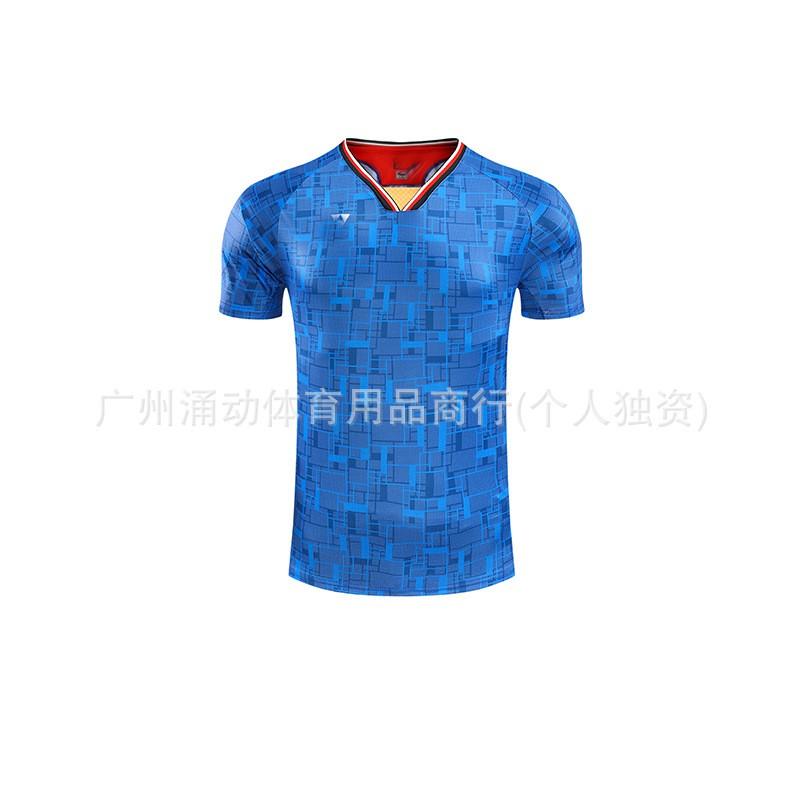 Quick-Dry Breathable Badminton Shirt Men Women Kids Training Competition Sportswear Custom Print