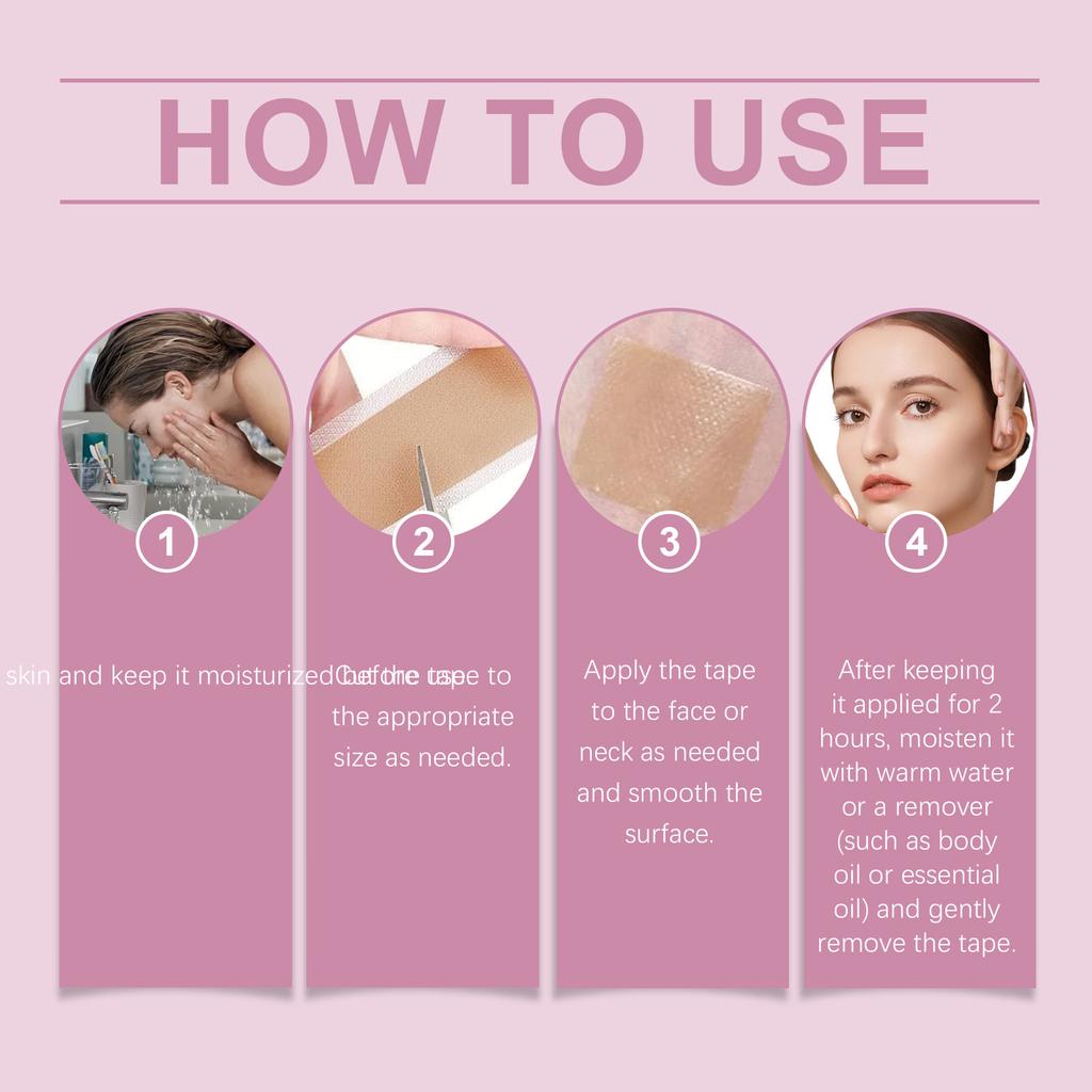 LANISKA Facial Gel Imprinting Patch Gentle care for dry lines, transparent cover of blemishes, easy-to-use patch