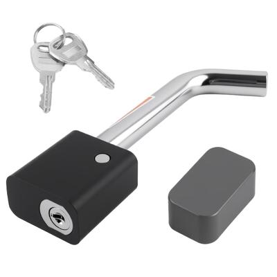 360 Degree Rotating 5/8 Inch Motorhome Trailer Trucks Coupler Lock With Dust Cover For 2 Inch And 2.5 Inch Receivers