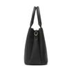 (Black) Modern Elegance PU Leather Lady's Tote Bag