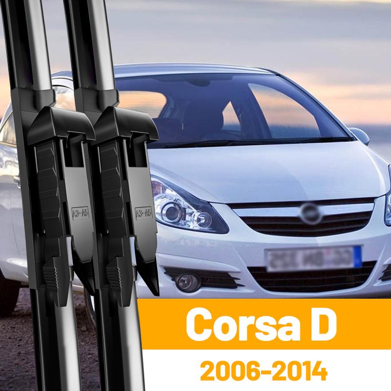For Opel Corsa D Front Wiper Blades 2006-2014 2007 2008 2009 2010 2011 2012 Windscreen Windshield Window Accessories 26 +16 Corsa D 2006-2014