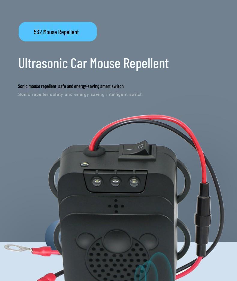 Ultrasonic Car Animal & Rodent Repeller Artifact