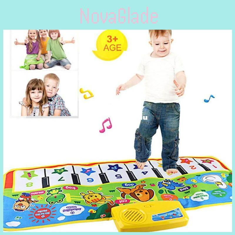 Vibrant Kids Gift Toy Touch Play Learn Singing Piano Keyboard Music Carpet Mat