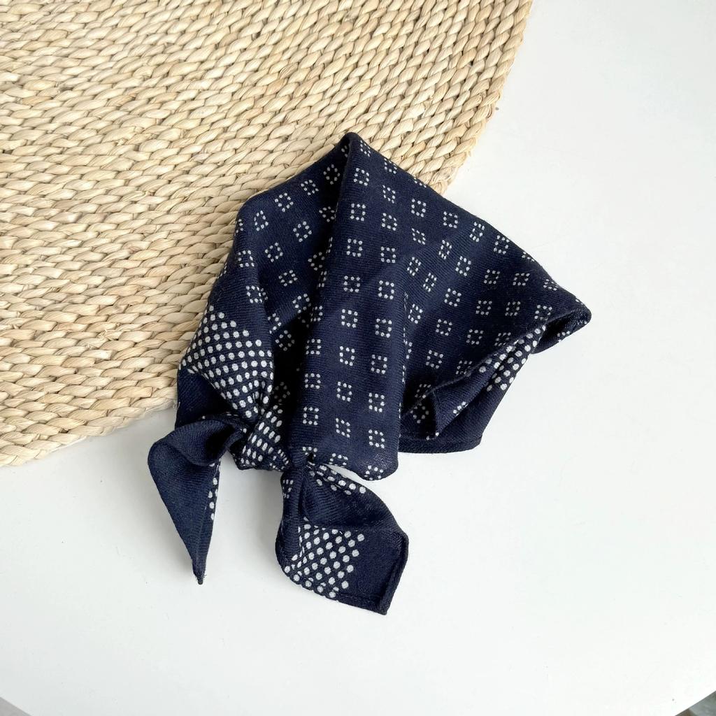 Retro Vielseitig Elegant Business Wolle Quadratischer Schal Dünner Hals Warm Kleine Krawatte Damen Kleine Schals