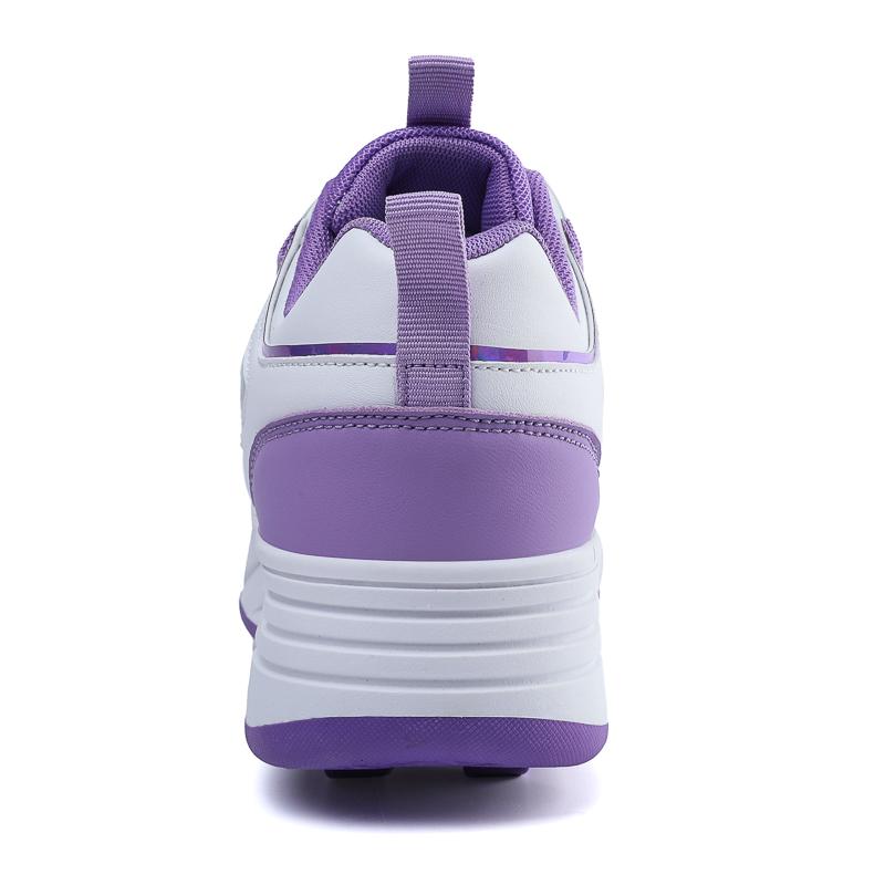 Chlapci Boty na kolečkové brusle pro mládež Vyjímatelné ploché boty Čtyřkolka Dívčí kolečkové brusle Tenisky pro ženy